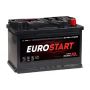 Автомобильный аккумулятор EUROSTART Extra Power EU700 70А/ч-12V ст EN660 европейские обратная 278x175x190